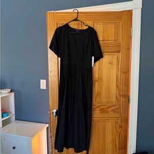 French Connection Black Maxi Dress